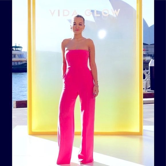 ALEX PERRY Mandel Strapless Jumpsuit SOLD OUT - Picture 3 of 14